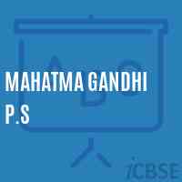 Mahatma Gandhi P.S Primary School Logo