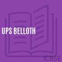 Ups Belloth Middle School Logo