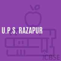 U.P.S. Razapur Middle School Logo