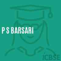 P S Barsari Primary School Logo