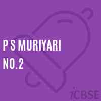 P S Muriyari No.2 Primary School Logo