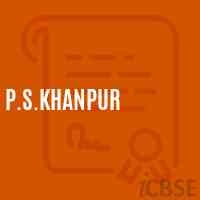 P.S.Khanpur Primary School Logo