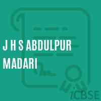 J H S Abdulpur Madari Middle School Logo