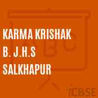 Karma Krishak B. J.H.S Salkhapur Middle School Logo