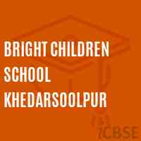 Bright Children School Khedarsoolpur Logo