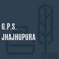 G.P.S. Jhajhupura Primary School Logo