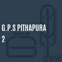 G.P.S Pithapura 2 Primary School Logo