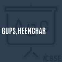Gups,Heenchar Middle School Logo