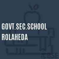 Govt.Sec.School Rolaheda Logo
