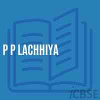 P P Lachhiya Primary School Logo