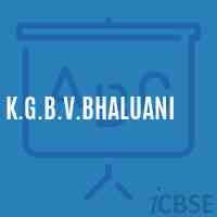 K.G.B.V.Bhaluani Middle School Logo