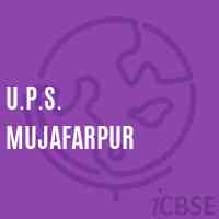 U.P.S. Mujafarpur Middle School Logo