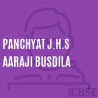 Panchyat J.H.S Aaraji Busdila Middle School Logo