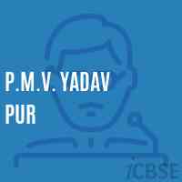 P.M.V. Yadav Pur Middle School Logo