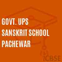 Govt. Ups Sanskrit School Pachewar Logo