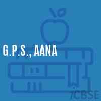 G.P.S., Aana Primary School Logo