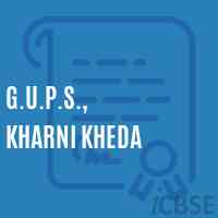 G.U.P.S., Kharni Kheda Middle School Logo