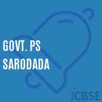 Govt. Ps Sarodada Primary School Logo