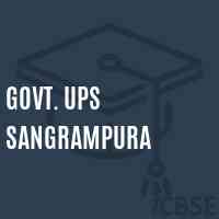 Govt. Ups Sangrampura Middle School Logo