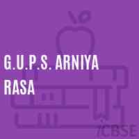 G.U.P.S. Arniya Rasa Middle School Logo