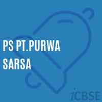 Ps Pt.Purwa Sarsa Primary School Logo
