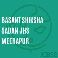 Basant Shiksha Sadan Jhs Meerapur Middle School Logo