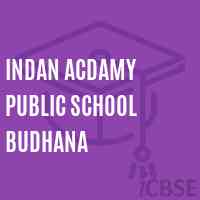 Indan Acdamy Public School Budhana Logo