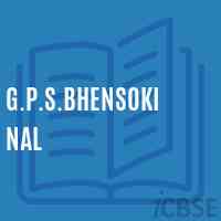 G.P.S.Bhensoki Nal Primary School Logo