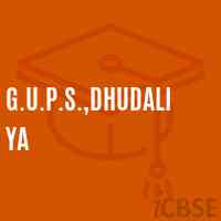 G.U.P.S.,Dhudaliya Middle School Logo