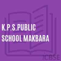 K.P.S.Public School Makbara Logo