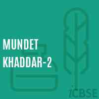 Mundet Khaddar-2 Primary School Logo