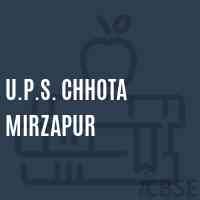 U.P.S. Chhota Mirzapur Middle School Logo