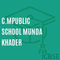 C.Mpublic School Munda Khader Logo