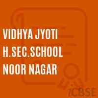 Vidhya Jyoti H.Sec.School Noor Nagar Logo