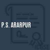 P.S. Ararpur Primary School Logo