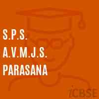 S.P.S. A.V.M.J.S. Parasana Middle School Logo