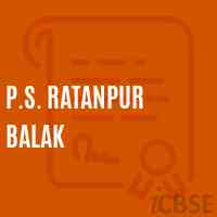 P.S. Ratanpur Balak Middle School Logo