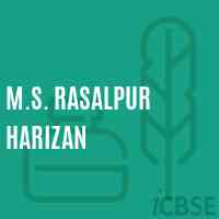 M.S. Rasalpur Harizan Middle School Logo