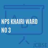 Nps Khairi Ward No 3 Primary School Logo