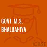 Govt. M.S. Bhaluahiya Middle School Logo