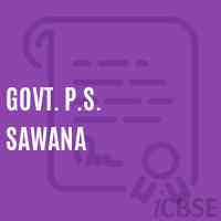 Govt. P.S. Sawana Primary School Logo