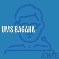 Ums Bagaha Middle School Logo
