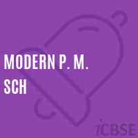 Modern P. M. Sch Primary School Logo