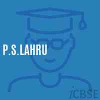 P.S.Lahru Primary School Logo