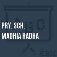Pry. Sch. Madhia Hadha Primary School Logo