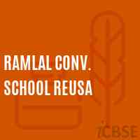 Ramlal Conv. School Reusa Logo