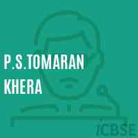 P.S.Tomaran Khera Primary School Logo