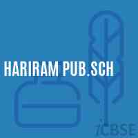 Hariram Pub.Sch Primary School Logo