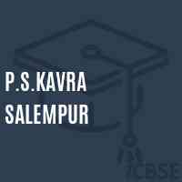 P.S.Kavra Salempur Primary School Logo
