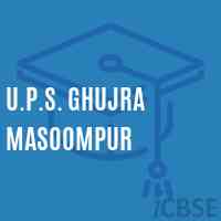 U.P.S. Ghujra Masoompur Middle School Logo
